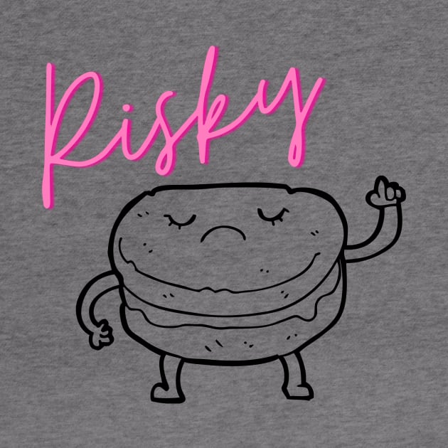 Risky Biscuit (black & pink) by Go Help Yourself Podcast